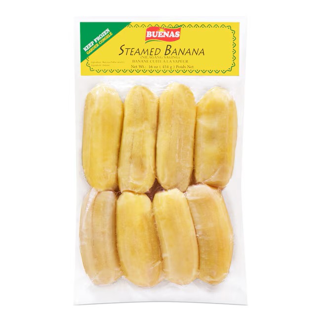 Buenas Frozen Steamed Banana